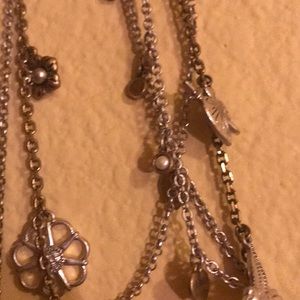 Lucky Brand Statement Necklace silver